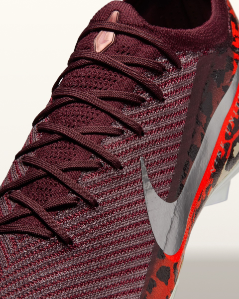 Gripknit texture on the cleat upper - a sticky material that enhances grip on the ball